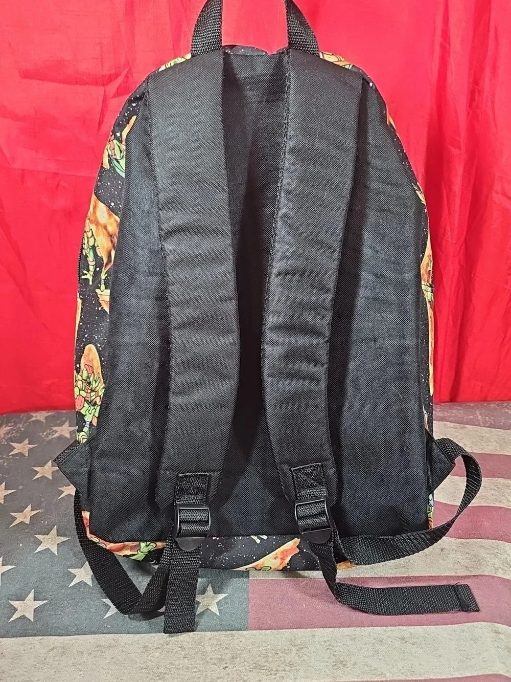 Teenage Mutant Ninja Turtles Backpack Pizza Surfing Nickelodeon TMNT 2016.